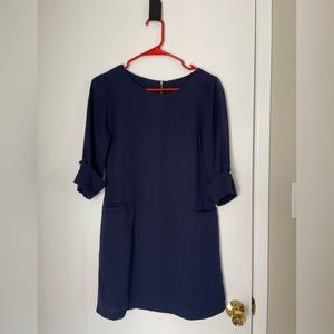 Navy “Meet the Parents” Casual Dress